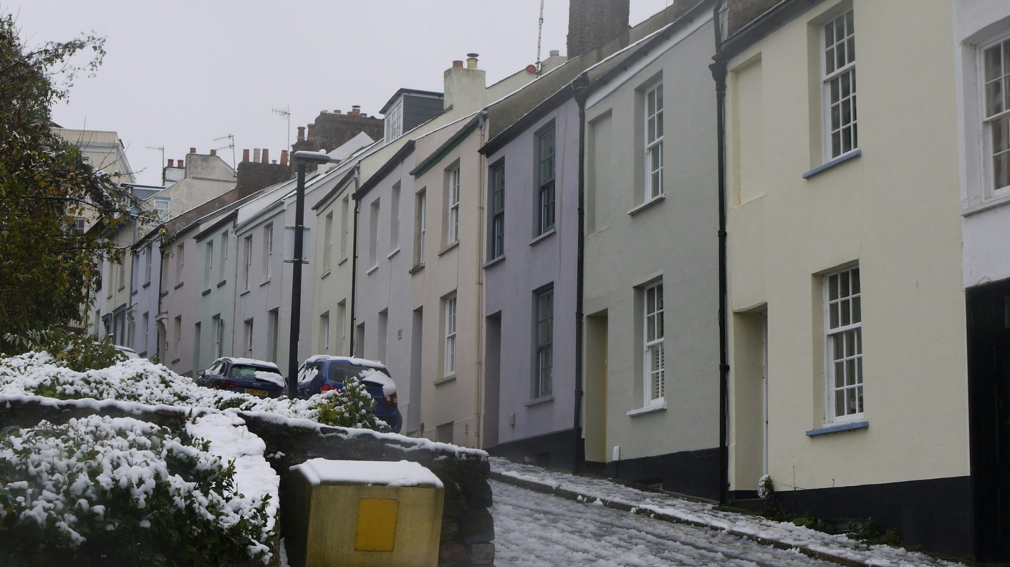 Student moves in Exeter are difficult with the hilly landscape and extreme weather conditions 